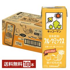 �L�b�R�[�}�� �������� �t���[�c�~�b�N�X 200ml ���p�b�N 18�{ 1�P�[�X ��������
