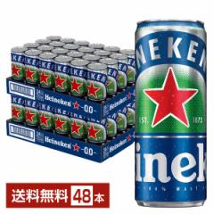 ハイネケン0.0 330ml 缶 24本×2ケース（48本） 送料無料