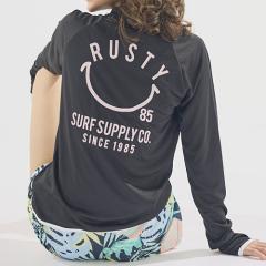 ���X�e�B RUSTYUV�E�F�AWMNS RASH GUARD924461-BLK