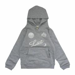 ���[�X�C�\���u�� LUZeSOMBRA  Jr STANDARD PULLOVER PARKA �p�[�J�[ ���� �T�b�J�[�E�t�b�g�T�� �W���j�A F1822118-GRYWHT