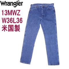 �����O���[ Wrangler 13MWZ �č��� �J�[�{�[�C�J�b�g �X�g���[�g �W�[���Y MADE IN THE USA W36�C���` �M�d�󏭔p�ԃ��f���Z
