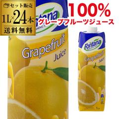 �O���[�v�t���[�c�W���[�X 100% ���p�b�N �t�H���^�i 1000ml�~24�{ �Z�k�Ҍ� 100�p�[�Z���g 1L �������� ��S