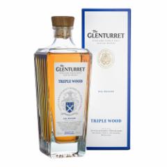 ザ グレンタレット トリプルウッド  2024リリース 700ml 44度 ウイスキー ウィスキー ハイランド シングルモルト ラリック whisky 長S