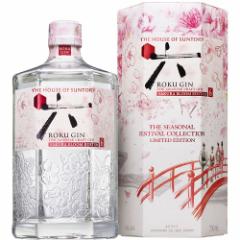 サントリー ROKU ＜六＞ SAKURA BLOOM EDITION 2025 箱付き 700ml 43度 ジャパニーズ クラフト ジン ロク サクラ ブルーム 長S