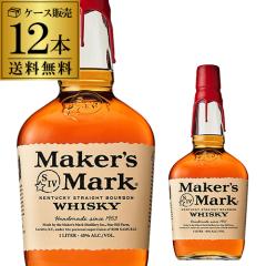 �������� ���[�J�[�Y�}�[�N ���b�h�g�b�v 45�x 1000ml (1L) 12�{�Z�b�g ���K�i �P�[�X�̔� �o�[�{�� bourbon makers mark ��S