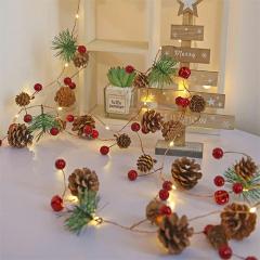 �N���X�}�X���� �X�g�����O���C�g 2M 20LED Christmas �N���X�}�X�x�� �p�C���R�[�����C�g ���ڂ�����^ �d�r�� DIY ���� �ȃG�l���M�[