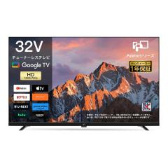 FPD �`���[�i�[���X�e���r 32V�^ 720P Google TV �l�b�g����Ή� �X�}�[�g�e���r HDR10�Ή� Dolby Audio Google Cast���� ���������Ή� V