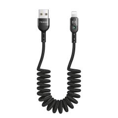 USB�P�[�u�� ���C�g�j���O�P�[�u�� �L�k1.8m�܂� �X�v�����O�P�[�u�� �J�[���R�[�h   �����O�� ���ϋv�i�C�����҂� �}���[�d LED���C�g�t