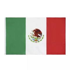 ���L�V�R ���� 90cm�~150cm �t���b�O �|���G�X�e���� �^�y�X�g���[ �T�C���o�i�[�@�|�X�^�[�@�C�x���g�E�����E�����ɍœK flag-mexico��