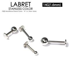 �y���[���֑Ή��z���u���b�g �X�^�b�h 14G(1.6mm) �T�[�W�J���X�e�����X316L �{�[���^�C�v �l�W�� ���s�A�X � �g���K�X ��ԃ{�f�B�[