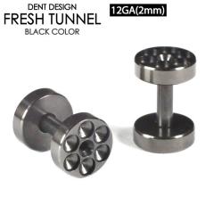 �y���[���֑Ή��z�t���b�V���g���l�� �u���b�N ���d�l 12G(2mm) �T�[�W�J���X�e�����X316L BLACK ���F �f�U�C�� �{�f�B�[�s�A�X �A�C���b