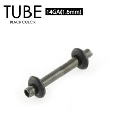 �y���[���֑Ή��z�`���[�u �u���b�N 14G(1.6mm) BLACK �J���[ �������S���ŌŒ� ��ԃ{�f�B�[�s�A�X �A�C���b�g �X�^�C���b�V�� �C���[��