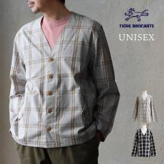 TIGRE BROCANTE �e�B�O���u���J���e �J�[�f�B�K�� ���� �����Y ���f�B�[�X V�l�b�N �I���u�� �`�F�b�N�� ���� ��100 �R�b�g���c�C�� ���{