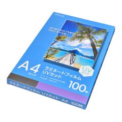 OffiStyle ���~�l�[�g�t�B����UV�J�b�g100�~�N���� A4 100���bLAM-FUVKA4100 01-4374 �I�[���d�@