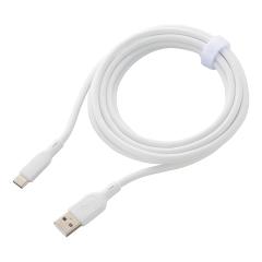 AudioComm �Ȃ߂炩�P�[�u�� USB-A to C 2m �z���C�g�bSMT-L20SAC-W 01-7337 �I�[���d�@