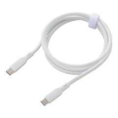 AudioComm �Ȃ߂炩�P�[�u�� USB-C to C 1m �z���C�g�bSMT-L10SCC-W 01-7338 �I�[���d�@