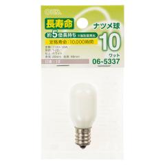 �������i�c���� E12 10���b�g �z���C�g�bLB-T20E12110V-LL10WW 06-5337 �I�[���d�@