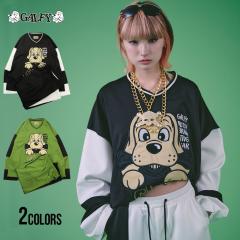 GALFY �K���t�B�[ �K���t�B �W���[�W �g�b�v�X �p���c �Z�b�g�A�b�v �����Y �h�J �v�����g ���S �X�g���b�` �L�k�� �傫���T�C�Y �r�b�O