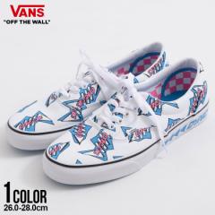 スニーカー メンズ VANS バンズ ブランド おしゃれ ヴァンズ ERA エラ 靴 シューズ ロゴ 総柄 プリント ホワイト ブルー ピンク 白 26cm 
