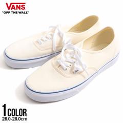 VANS ヴァンズ バンズ スニーカー メンズ ブランド おしゃれ 靴 シューズ Authentic オーセンティック キャンバス 定番 ベーシック ホワ