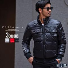 セール価格 SALE 中綿ジャケット メンズ ジャケット ブランド おしゃれ 中綿ブルゾン アウター ロゴ ワッペン エンブレム 軽量 中綿 暖か