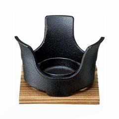 料理の美味しさが引き立つ 陶器製 陶板焼 コンロ付きセット 一人 料理の美味しさが引き立つ 陶器製 陶板焼 コンロ付きセット 一人