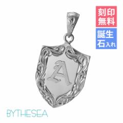 刻印無料 名入れ無料 ハワイアンジュエリー ネックレス レディース メンズ イニシャル ペンダントトップ シンプル シルバー925 SP315 母