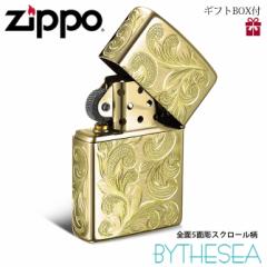 ハワイアンジュエリー zippo ライター ジッポ ブランド 真鍮 バイザシー BOX-FL101B 父の日 or ギフト or father2023