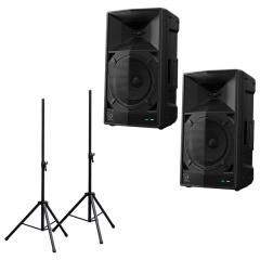 AlphaTheta WAVE-EIGHT + �X�s�[�J�[�X�^���h�t�� 2��SET �y�|�[�^�u���E�A���v�������C�����XPA/DJ�X�s�[�J�[�z