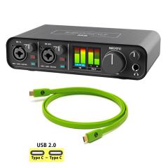 MOTU M2 + OYAIDE�����i��USB�P�[�u���Z�b�g (Type C to C 1.0m)