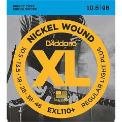 D�fAddario XL Nickel Electric Guitar Strings EXL110+ (Regular Light Plus/10.5-48)