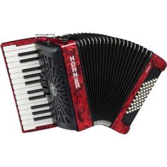 Hohner (�A�R�[�f�B�I�����X�E�o�בO���i����)Bravo II 48 RED ���b�h   �z�[�i�[ �A�R�[�f�B�I�� ������� �s�A�m�� 26���� ���^