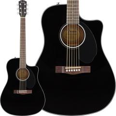 Fender Acoustics �y���Ԍ���I�A�N�Z11�_�Z�b�g�t���I�zFender CD-60SCE Dreadnought (Black) �t�F���_�[