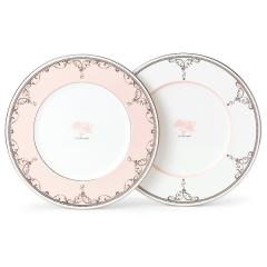 JILL STUART �W���X�`���A�[�g�@BONE PORCELAIN�@�v���[�g�Z�b�g(�A�\�[�g) 21cm 2�l�p (96559-23113)