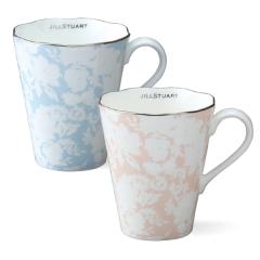 JILL STUART �W���X�`���A�[�g�@BONE PORCELAIN �}�O�J�b�v�Z�b�g(�A�\�[�g) 300cc 2�l�p (97129-21974)