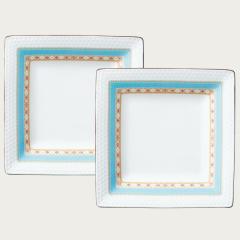 �m���^�P�E�n�~���O�u���[ 19cm�X�N�G�A�v���[�g�y�A�@1645L/P94540�@�u�����h�A�f�U�C���A���ϔ����A�M�t�g�{�b�N�X�A�����W�Ή��A�d�q