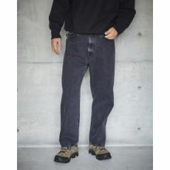 \񏤕i COUPONzz@orslow / 101 DADS FIT DENIM PANTS(UNISEX) BLACK DENIM STONE IAXE 90s W[Y