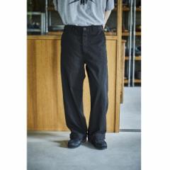 COUPONzz@orslow / WIDE FIT FRENCH WORK PANTS BLACK IAXE ChtBbg [Npc