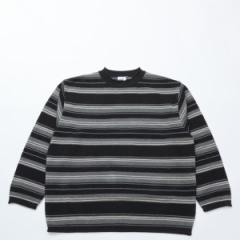 COUPONzz crepuscule /Light Moss Stitch P/O GRAY(border) NvXL[ vI[o[ ̎q