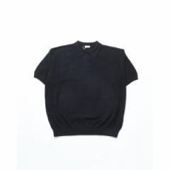 COUPONzz crepuscule / Moss Stitch Polo BLACK NvXL[ jbg vI[o[