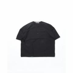COUPONzz BASISBROEK / DONKN@HORSE CLOTH HENLY NECK PULLOVER BLACK o[WXubN vI[o[ w[lbN