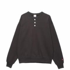 15%OFFN[|zz Healthknit / CLASSIC SWEAT HENLEY NECK L/S F/BLACK wXjbg