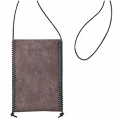 COUPONzz  FUJIKINKO / LEATHER SACOCHE - TWIST 70 BLACKxGREIGE tWLR