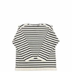 COUPONzz  Yonetomi WAVE COTTON BASQUE KNIT P/O BOAT NECK lg~j[x[VbN