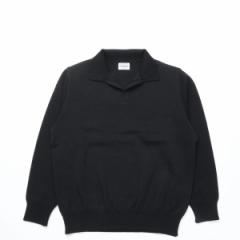 COUPONzz@Yonetomi / GIMA COTTON TENJIKU KNIT P/O 14 BLACK lg~j[x[VbN