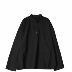 COUPONzz@ARMY TWILL / BACK SATIN SMOCK BLACK A[~[cC jZbNX R