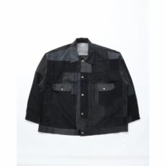 COUPONzz@Sillage / trucker jacket black denim seven@VA[W WPbg Be[WCN