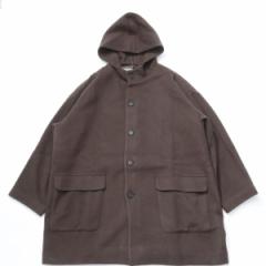 COUPONzz BASISBROEK / CIRCUS BJ-9 Oversized Wool Melton Hooded Coat OLIVE o[WXubN R[g E[