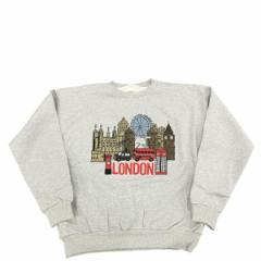 COUPONzz  HANDTEX/ PRINT&EMBROIDERY SOUVENIR SWEAT   LONDON nhebNX