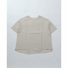 COUPONzz maillot / linen rich back tuck half sleeve shirt-Tee IVORY }C TVc